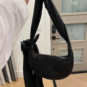 RED Valentino label puff shoulder bag with bow